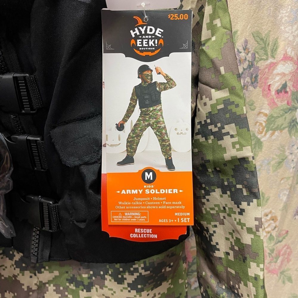 Army soldier dress up Halloween costume - Picture 1 of 7